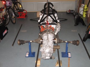 Chassis & Engine rear view 