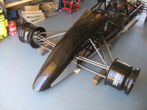 Front Suspension Arms on Chassis