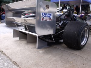 Rear Wing & Under Tray on Rod Johns Hillclimb Racing Car