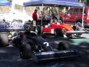 RPV01 & RPV02 in the Pits at Mt Cootha Classic 2010