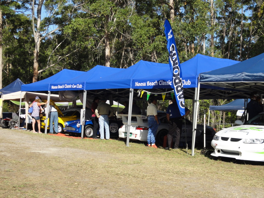 1 Noosa Hillclimb 8th & 9th Nov 2014 Pit area Photo 1 - rotaryhillclimbracing.com