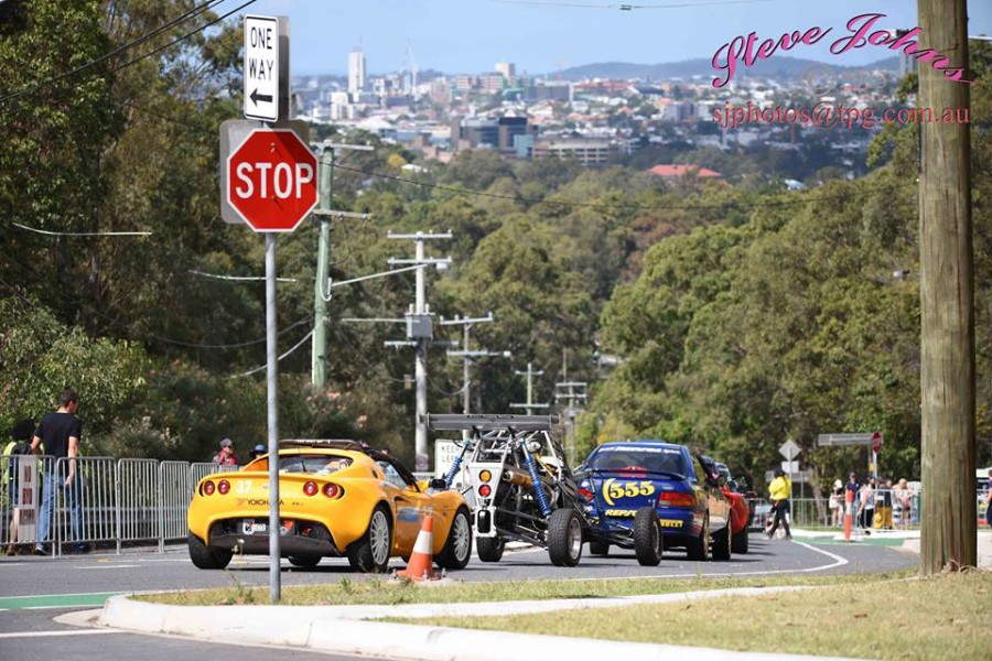 Cars Lining up At Mt Cootha Classic photo by Steve Johns
